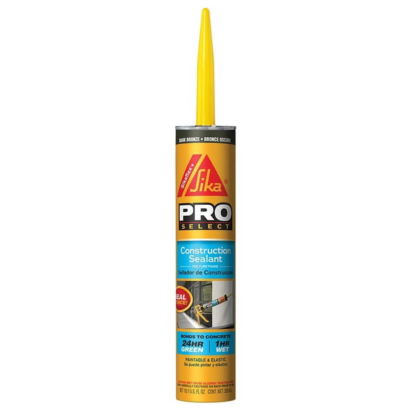 12 Pack of 10.1 oz Sika 515310 Sikaflex Dark Bronze All Purpose Construction Sealant