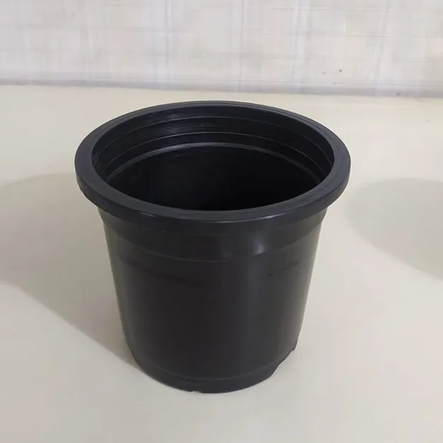 4.75" Flower Pot Black Colour Sunrise Series (12 cm) ( Pack of 12)