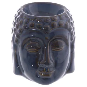 Amour Natural Buddha Head Oil Burner - Blue