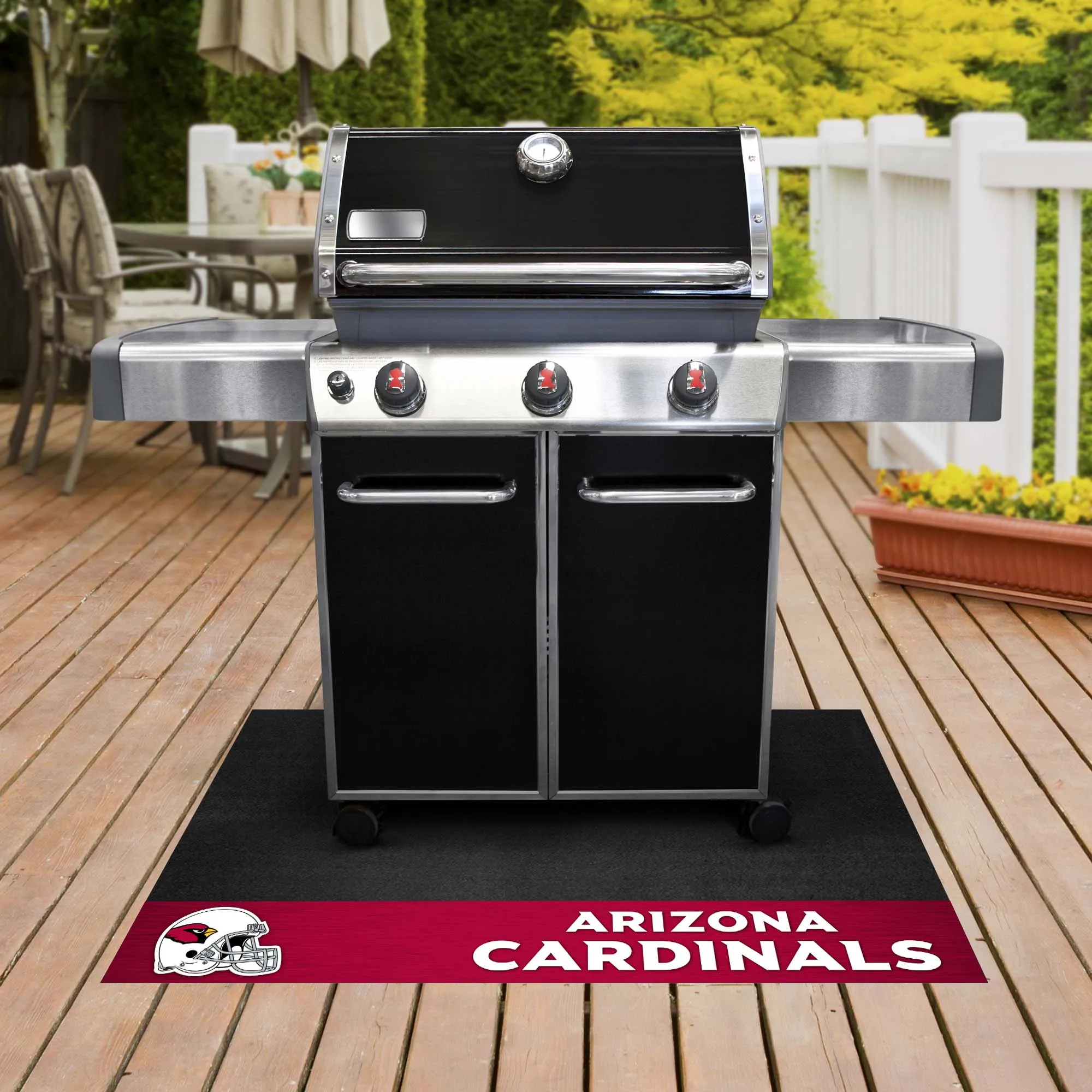 Fanmats Arizona Cardinals Vinyl Grill Mat - 26" x 42"