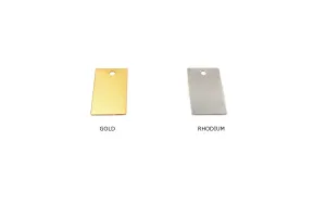 MP3440  14mm Stamping Tag - Charm/Pendant