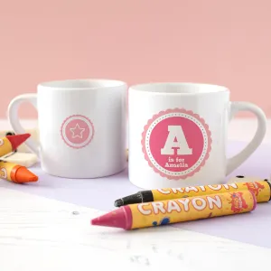 Personalised Monogram Ceramic Children's Mug