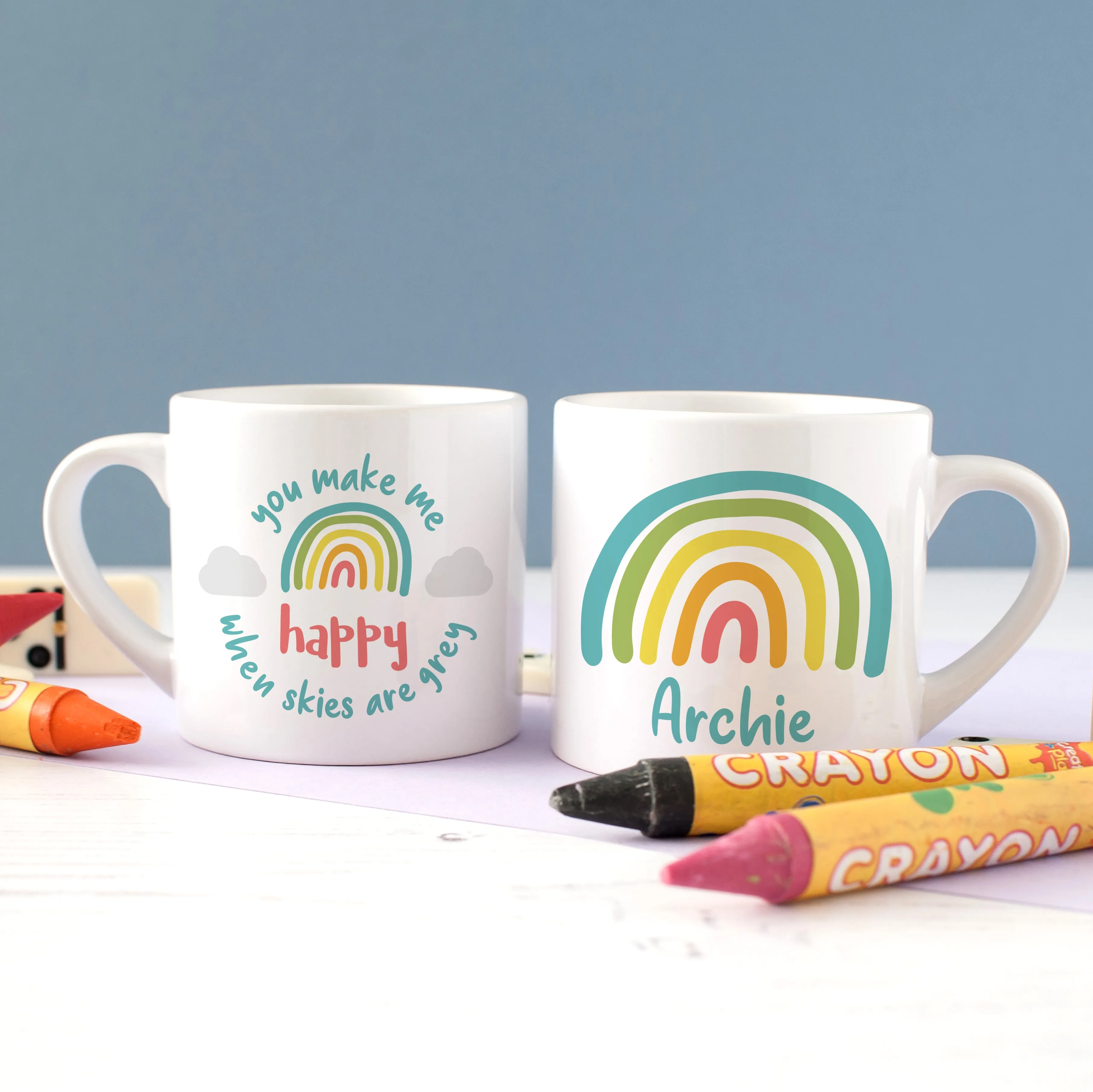 Personalised Rainbow Mini Mug