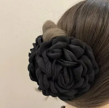 Rose hair clip accessory