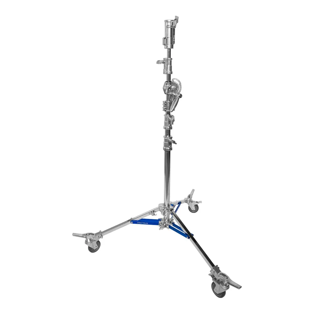 Spectrum 430cm Heavy Duty Studio Boom Combi C-Stand With Castor Wheels (40kg Load)