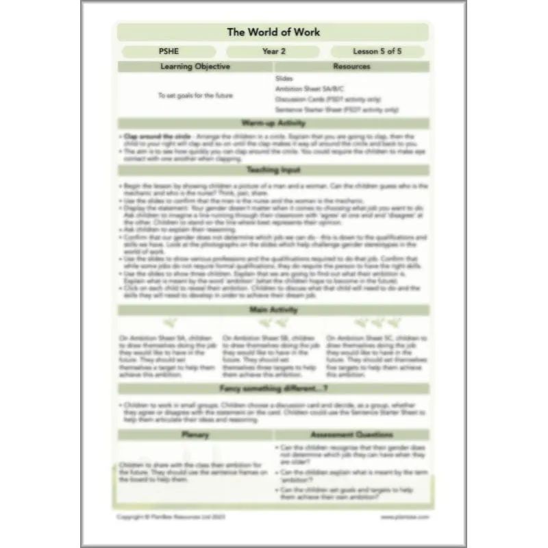 The World of Work